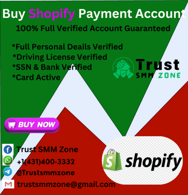 Buy Shopify Payment Account