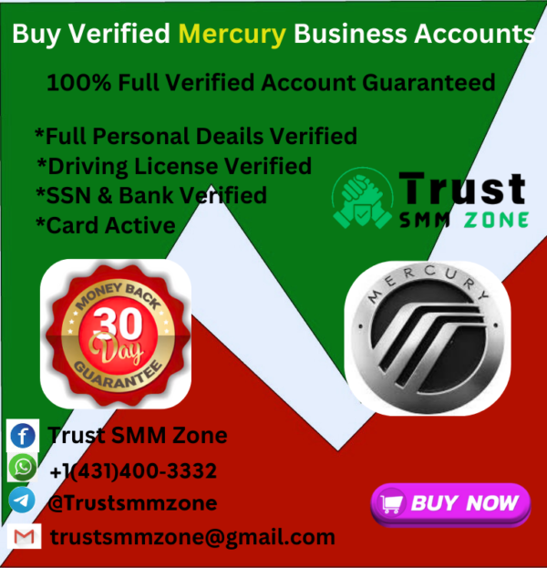 Buy Verified Mercury Business Accounts